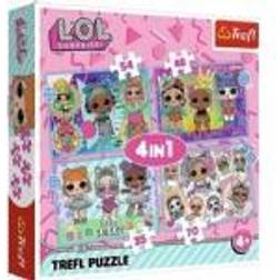 Trefl PUZZLE 4in1 LOL MEET THE PUD DOLLS [Levering: 4-5 dage]